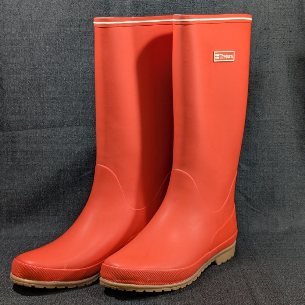 Womens Tretorn Kelly Vinter Lined Rubber Boots sz 39/8 **LIKE NEW**